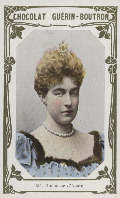 Duchesse dAoste (farvet foto) af French School