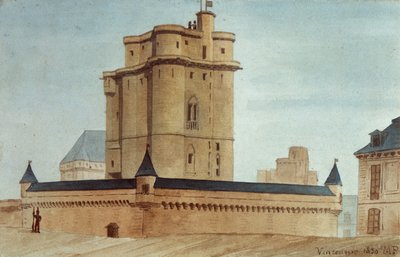 Fangehul på slottet Vincennes af French School
