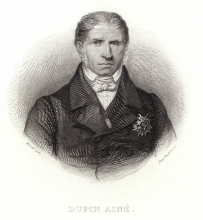 Dupin Aine - fransk politiker og formand for Deputeretkammeret (1783-1865) af French School