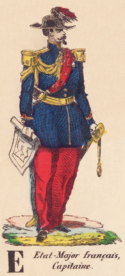 E: Fransk personale, kaptajn af French School