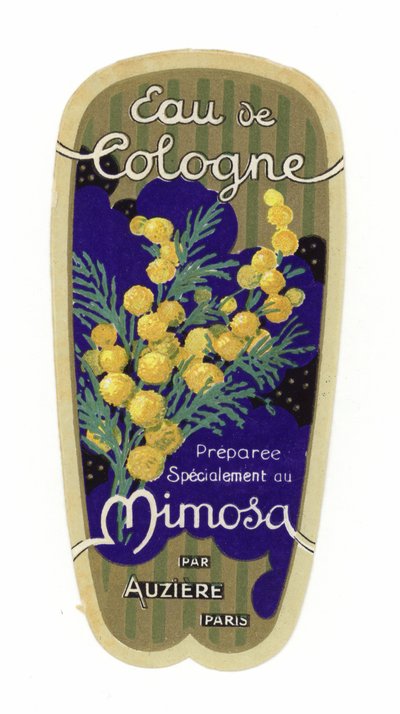 Eau de Cologne label, Mimosa af French School