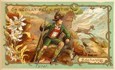 Edelweiss, Tyrol (chromolitho) af French School