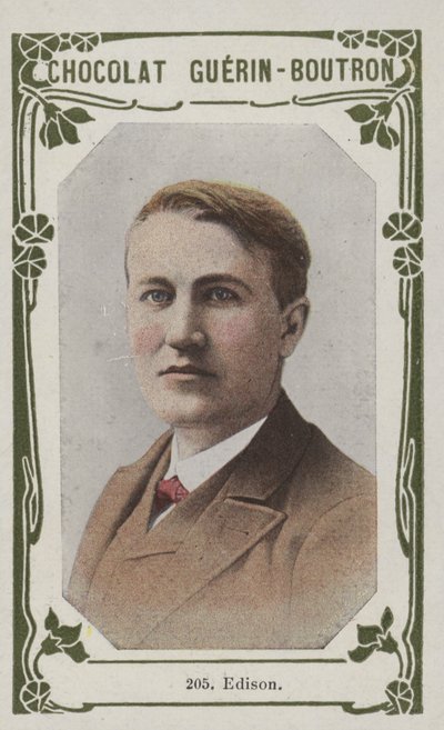 Edison (farvet foto) af French School
