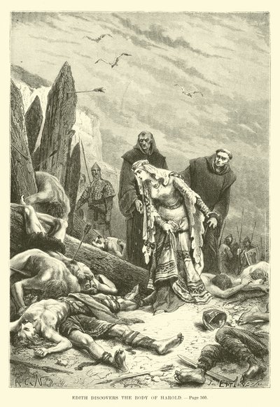 Edith opdager liget af Harold af French School