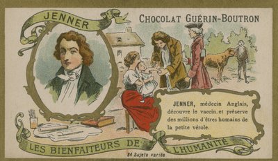 Edward Jenner, engelsk læge og videnskabsmand af French School