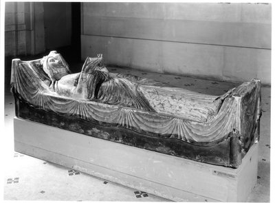 Skuebillede af Eleanor af Aquitaine (ca. 1122-1204) Dronning af Frankrig, derefter af England (se også 158142) af French School