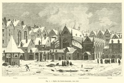 Church of the Saints-Innocents, omkring 1550 af French School