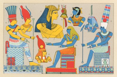 Egyptisk kostume af French School