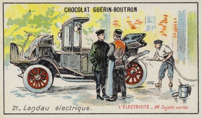 Electric Landau (chromolitho) af French School