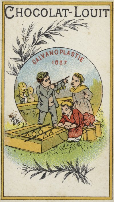 Galvanisering, 1837 af French School