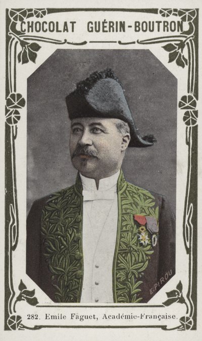 Emile Faguet, Academie-Francaise (farvet foto) af French School