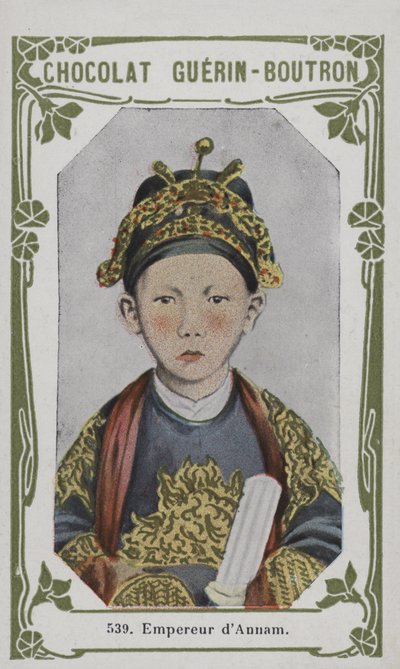 Empereur dAnnam (farvet foto) af French School