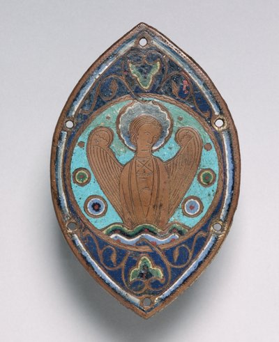 Emaljeplade fra alterets frontal af Saint Martin i Orense af French School