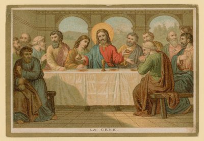 Episode i Jesu Kristi liv (chromolitho) af French School