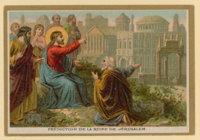 Episode i Jesu Kristi liv (chromolitho) af French School