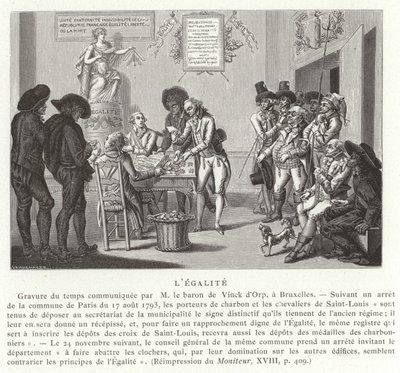 Ligestilling, fransk revolution, 1793 af French School
