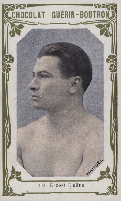 Ernest Cadine (farvet foto) af French School