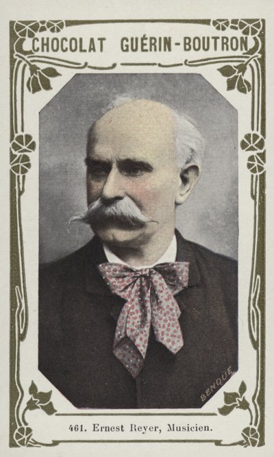 Ernest Reyer, musiker (farvet foto) af French School