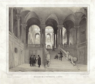 Universitetstrapper i Genova af French School