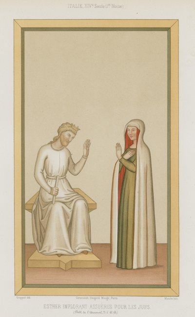 Ester bønfalder Ahasverus for jøderne af French School