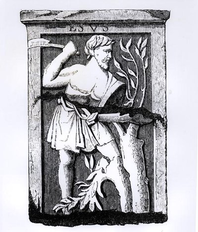 Jesus, naturens store gud, illustration fra videnskab og litteratur i middelalderen og renæssancen, skrevet og indgraveret af Paul Lacroix, 1878 af French School
