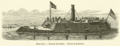 USA, New Ironsides (gravering) af French School