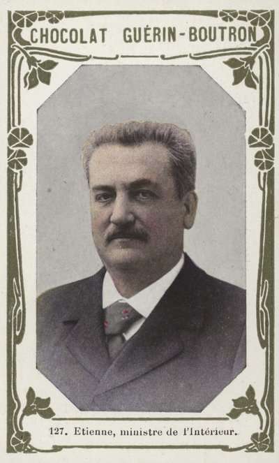 Etienne, indenrigsminister (farvet foto) af French School