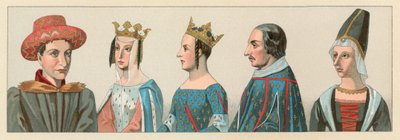 Europa middelalderdragt af French School