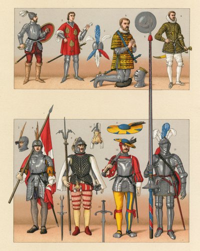 Europa XV-XVIth Cent kostume af French School
