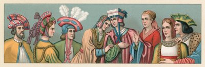 Europa XV-XVIth Cent Costume af French School