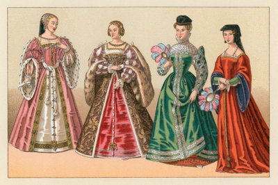 Europa XVIth Cent kostume af French School