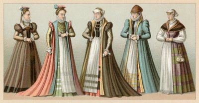 Europa XVIth Cent kostume af French School