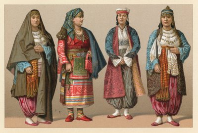 Europæisk Tyrkiet kostume af French School