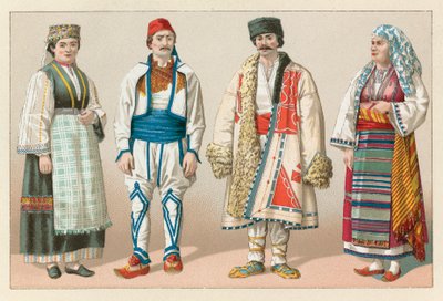 Europæisk Tyrkiet kostume af French School