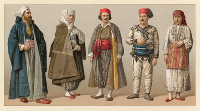 Europæisk Tyrkiet kostume af French School
