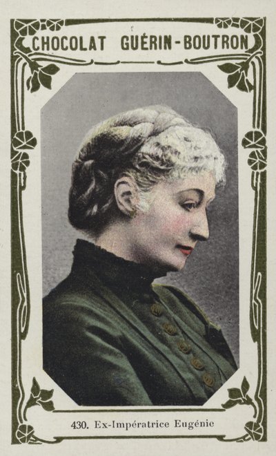 Eks-Imperatrice Eugenie (farvet foto) af French School