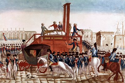 Henrettelse af Louis XVI af Frankrig, 21. januar af French School