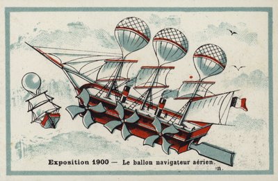 Udstilling 1900 - luftskib af French School