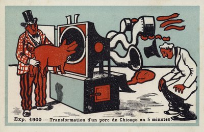 Udstilling 1900 - transformation af en Chicago gris på 5 minutter af French School