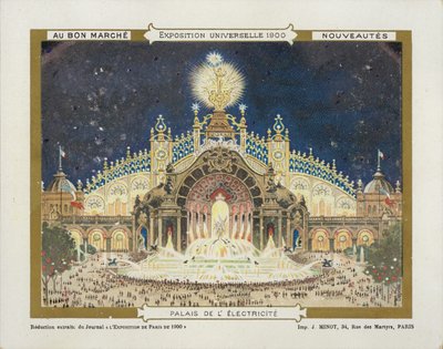 Verdensudstilling 1900 Elektricitet af French School