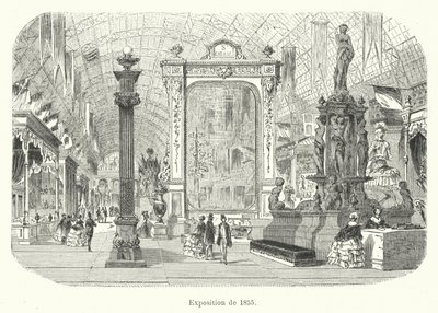 Exposition de 1855 (gravering) af French School