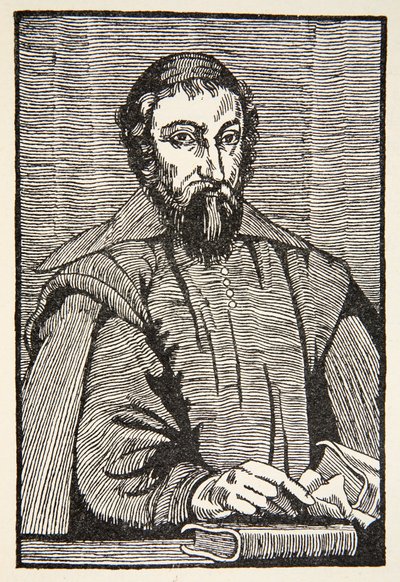 Fabri de Peiresc, kopi af Boris Mestchersky (d.1957) illustration fra Histoire de la Nation Francaise, Sciences, bind I & II, af Gabriel Hanotaux (1853-1944), 1924 af French School