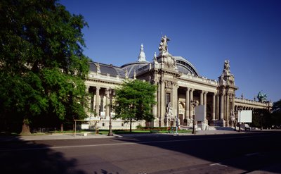 Facaden af Grand Palais, bygget af Henri Deglane (1855-1931), Albert Louvet (1860-1936) og Albert Thomas (1847-1907), 1897-1900 af French School