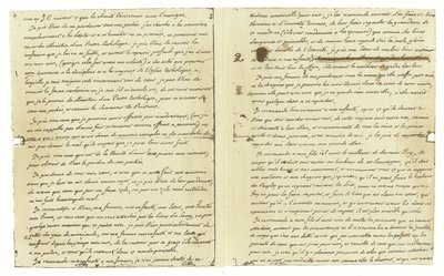 Faksimile af Louis XVI af Frankrigs testamente af French School