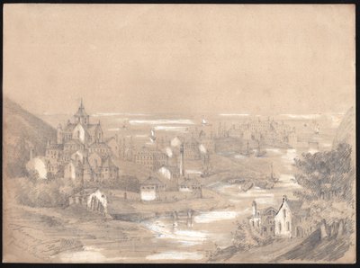 Fecamp, Frankrig. (tegning af French School