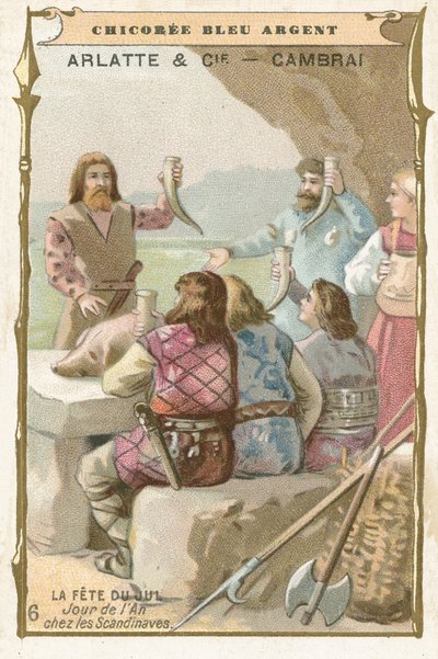 Festival of Yule - nytårsdag i Skandinavien af French School