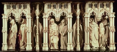 Figurer af munke fra graven af Filip den Dristige, hertug af Bourgogne (1342-1404), af Jean de Marville (d.1389), Claus Sluter (d.14056) og Claus de Werve (ca. 1380-1439), bestilt for klostret o af French School