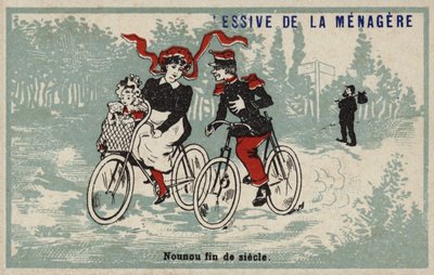 slutningen af ​​århundredet barnepige af French School