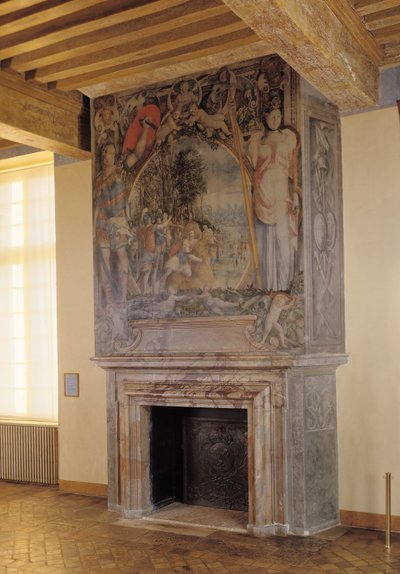 Ildsted i Kongens Kammer af French School