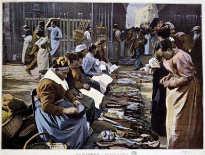 Fiskehandlere rue Rambuteau (haller) af French School